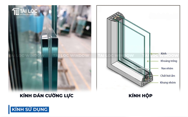 Kính sử dụng cũng làm thay đổi đơn giá Kính sử dụng cũng làm thay đổi đơn giá