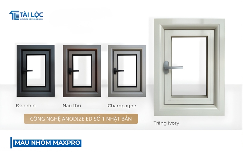 Nhôm Maxpro được ứng dụng công nghệ Anodize ED tiên tiến nhất Nhôm Maxpro được ứng dụng công nghệ Anodize ED tiên tiến