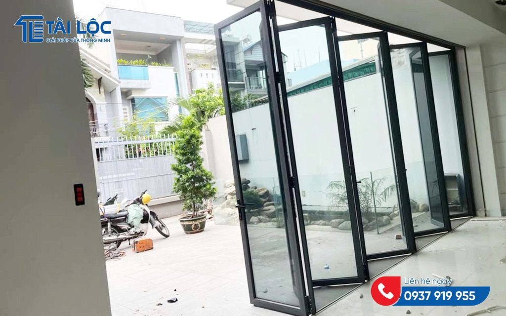 Cửa nhôm Xingfa nhập khẩu hệ xếp trượt 63 cửa nhôm xingfa hệ xếp trượt 63
