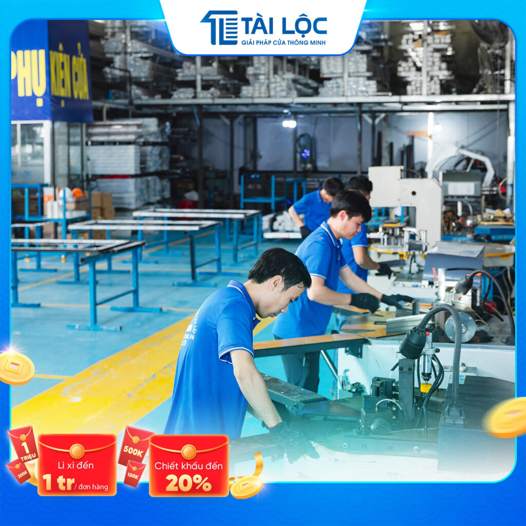 Nhà máy sản xuất cửa nhôm cao cấp tại Bình Dương cửa nhôm cao cấp