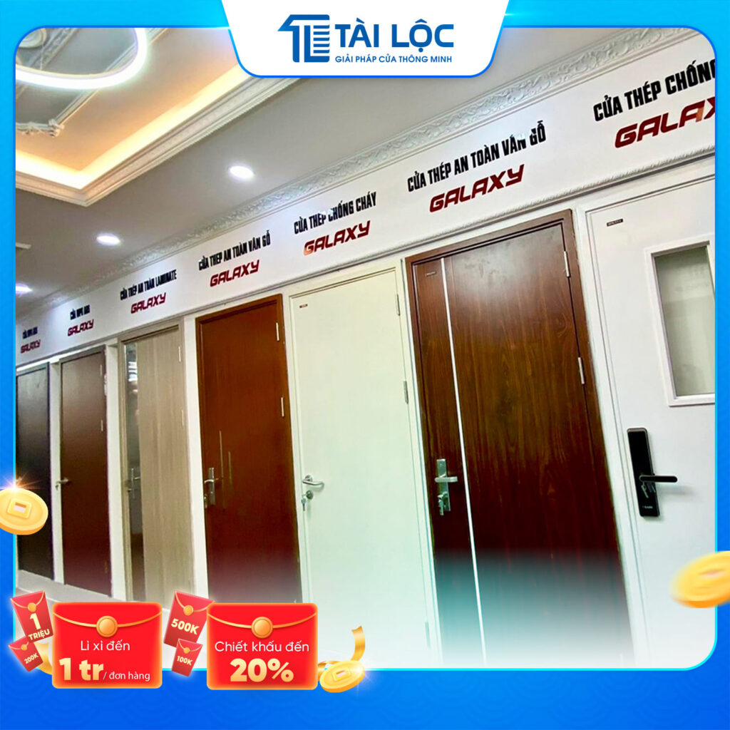 Cửa thép Galaxy chiết khấu lên đến 20%, lì xì đến 1 triệu Cửa thép Galaxy