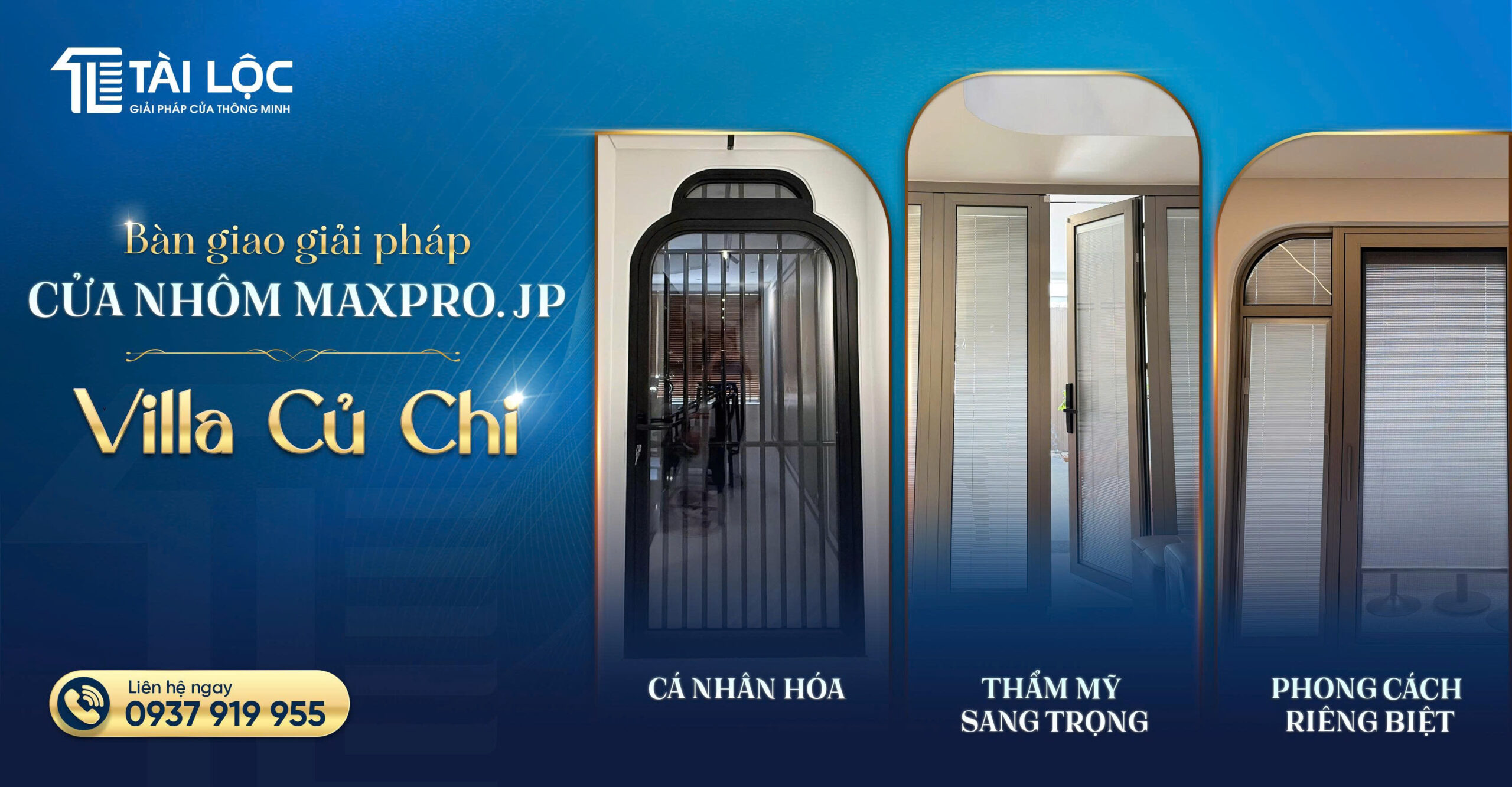Villa 5 tầng cửa nhôm cao cấp Tài Lộc Window Villa 5 tầng cửa nhôm cao cấp Tài Lộc Window
