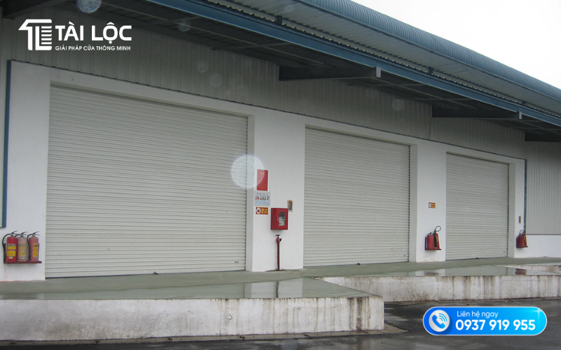 Cửa cuốn thép Austdoor cho nhà xưởng Cửa cuốn thép Austdoor cho nhà xưởng