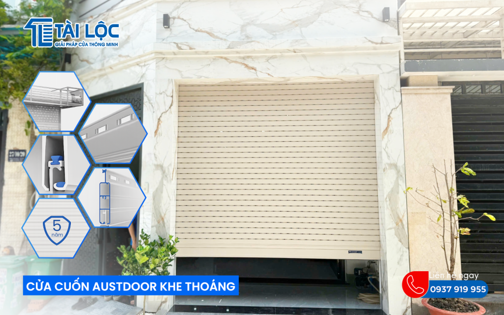 Cửa cuốn khe thoáng Austdoor - Công nghệ Đức Cửa cuốn khe thoáng Austdoor - Công nghệ Đức
