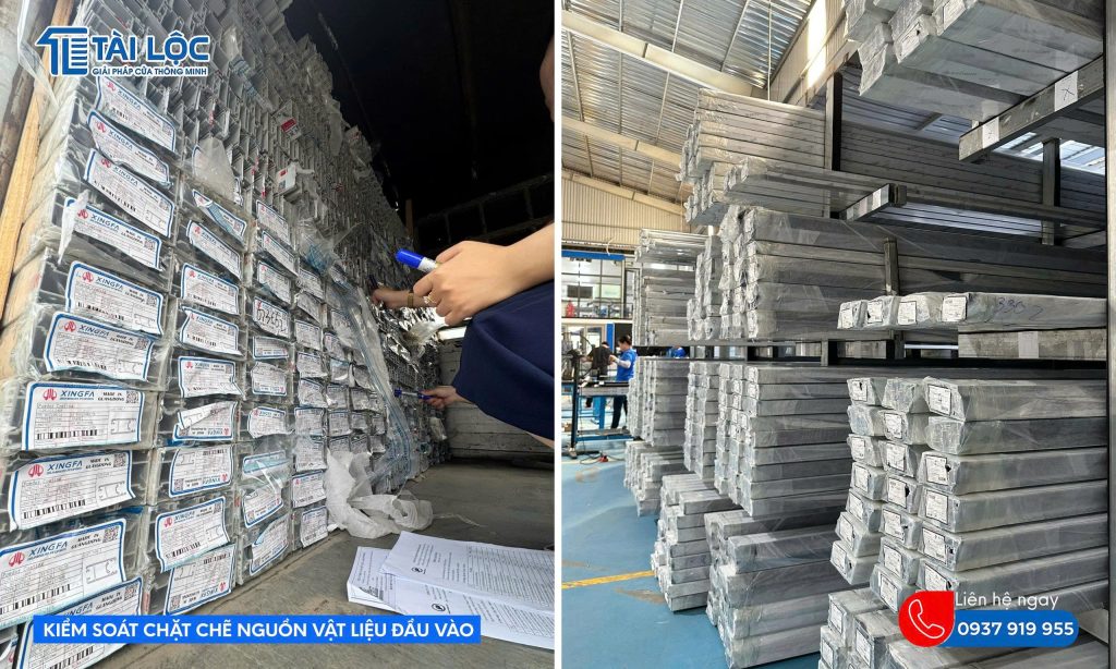 Vật tư được kiểm soát đúng theo phương án đã thống nhất Vật tư được kiểm soát đúng theo phương án đã thống nhất