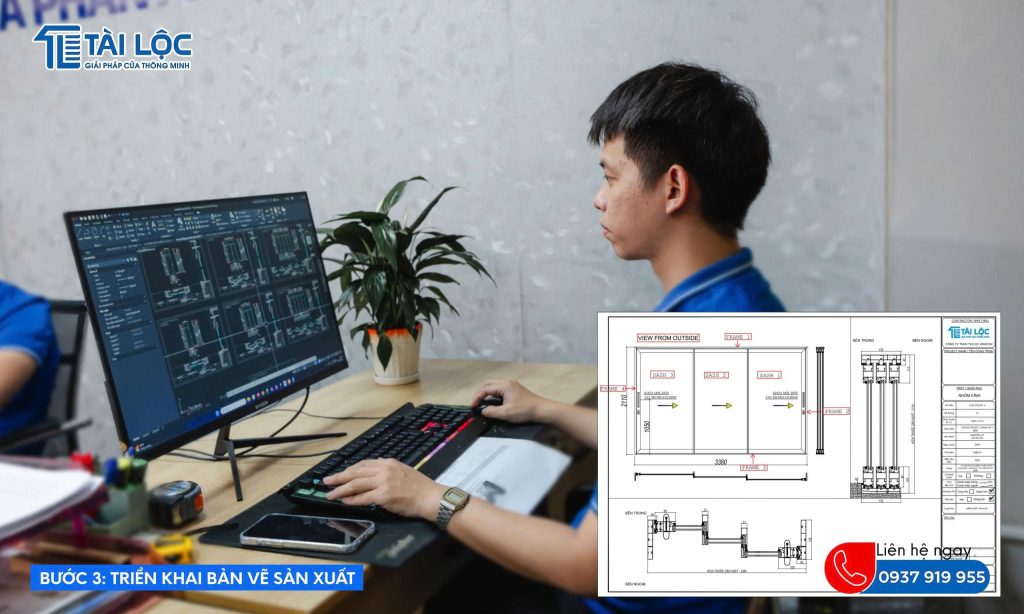 Bước 3: Triển khai và kiểm tra bản vẽ sản xuất Bước 3: Triển khai và kiểm tra bản vẽ sản xuất