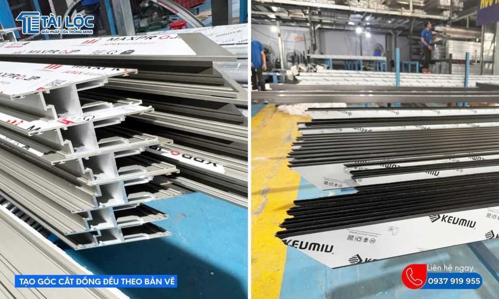 Tạo góc cắt đồng đều, sắc nét, hạn chế ba via Tạo góc cắt đồng đều, sắc nét, hạn chế ba via