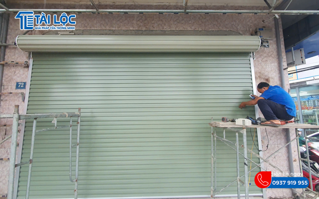 Cửa cuốn tấm liền với ngân sách tối ưu Cửa cuốn tấm liền với ngân sách tối ưu