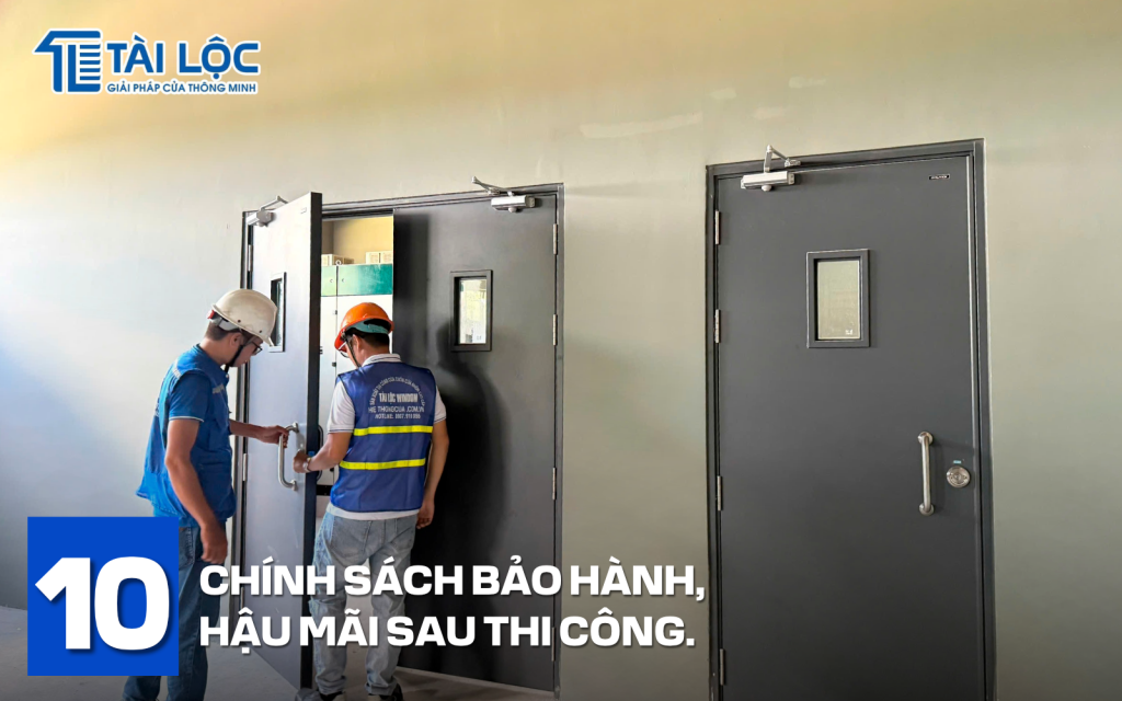 Chính sách bảo hành, hậu mãi rõ ràng sau thi công Chính sách bảo hành, hậu mãi rõ ràng sau thi công